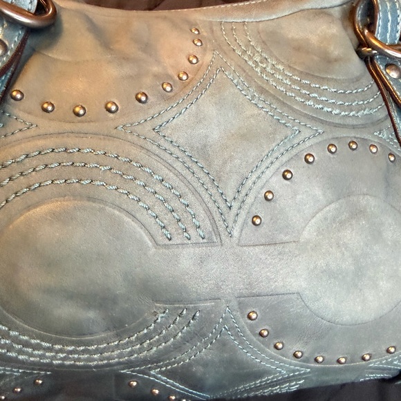 Coach Alexandra Crossbody -Blue (Teal) - Picture 11 of 15